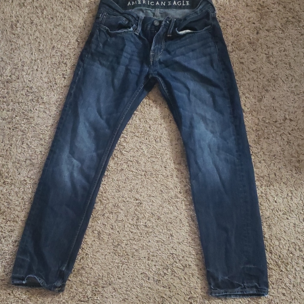 AMERICAN EAGLE SLIM JEANS SZ 28/28 see description